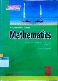 Mathematics for Senior High School Year XII Social Program