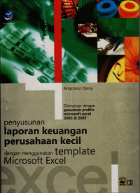 Penyusunan laporan keuangan perusahaan kecil dengan menggunakan template Microsoft Excel
