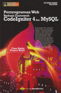 Pemrograman web berbabasis framework CodeIgniter 4 dan MySQL