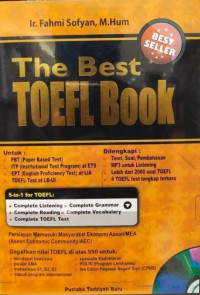 Image of The best toefl book