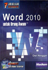 Image of 7 jam belajar Interaktif Word 2010 untuk orang awam