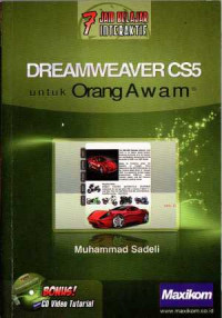 Image of 7 jam belajar interaktif Dreamweaver CS5 untuk orang awam