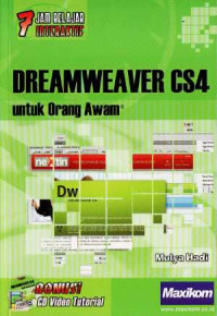 Image of 7 jam belajar interaktif Dreamweaver CS4 untuk orang awam