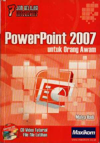 Image of 7 jam belajar interaktif PowerPoint 2007 untuk orang awam