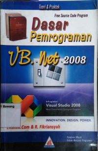 Image of Dasar Pemrograman VB.Net 2008