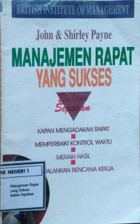 Manajemen Rapat yang Sukses dalam Sepekan