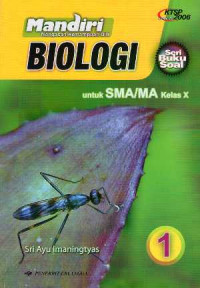 Image of Mandiri biologi jilid 1 untuk SMA/MA kelas X