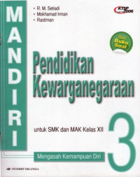 Image of Mandiri pendidikan kewarganegaraan untuk SMK dan MAK kelas XII