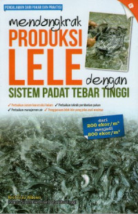 Image of Mendongkrak produksi lele dengan sistem padat tebar tinggi