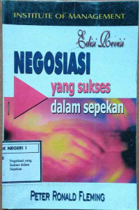 Negoisasi yang Sukses dalam Sepekan