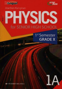 Image of Physics for Senior High School grade X 1st semester