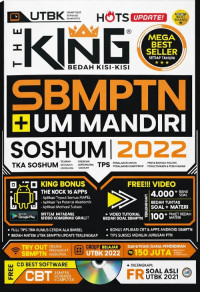 Image of The king bedah kisi-kisi SBMPTN + UM mandiri SOSHUM 2022