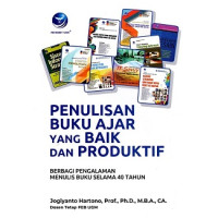 Image of Penulisan buku ajar yang baik da produktif : berbagi pengalaman  menulisi buku selama 40 tahun